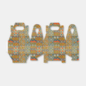 Geometrische kleurrijke Antiek Egyptische grafisch Bedankdoosjes (Uitgevouwen)