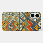 Geometrische kleurrijke Antiek Egyptische grafisch Case-Mate iPhone Case (Achterkant (horizontaal))
