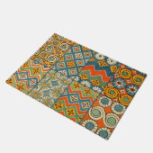 Geometrische kleurrijke Antiek Egyptische grafisch Deurmat (Schuin)