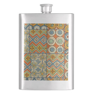 Geometrische kleurrijke Antiek Egyptische grafisch Flacon
