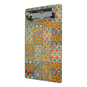 Geometrische kleurrijke Antiek Egyptische grafisch Mini Klembord (Angled2)