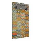 Geometrische kleurrijke Antiek Egyptische grafisch Mini Klembord (Schuin)