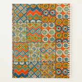 Geometrische kleurrijke Antiek Egyptische grafisch Planner (Achterkant)