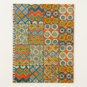 Geometrische kleurrijke Antiek Egyptische grafisch Planner (Voorkant)