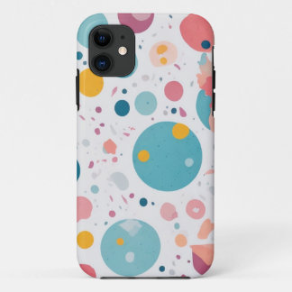 Geometrische kleurrijke cirkel patterend Case-Mate iPhone case
