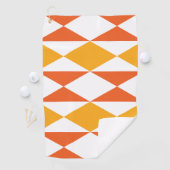 Geometrische kleurrijke diamant moderne geometrisc golfhanddoek (Insitu)