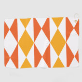 Geometrische kleurrijke diamant moderne geometrisc golfhanddoek (Horizontaal)