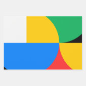 Geometrische kleurrijke moderne grafische kabel ui inpakpapier vel (Voorkant 3)