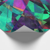 Geometrische, kleurrijke, originele Abstracte kuns Cadeaupapier (Hoek)