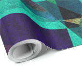 Geometrische, kleurrijke, originele Abstracte kuns Cadeaupapier (Rol Hoek)