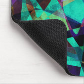 Geometrische, kleurrijke, originele Abstracte kuns Muismat (Hoek)