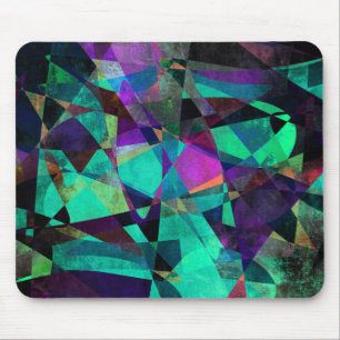 Geometrische, kleurrijke, originele Abstracte kuns Muismat