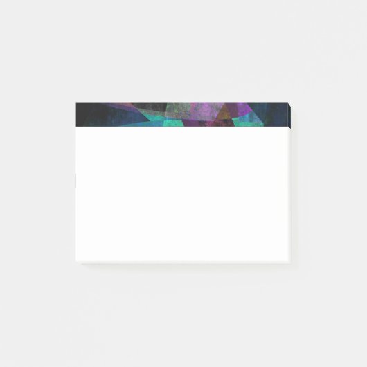 Geometrische, kleurrijke, originele Abstracte kuns Post-it® Notes (Voorkant)