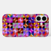 Geometrische Kleurrijke Vierkanten Case-Mate iPhone Case (Achterkant (horizontaal))