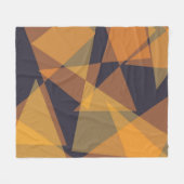 Geometrische, koele, trendy, moderne, eenvoudige d fleece deken (Voorkant (Horizontaal))