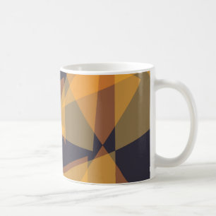 Geometrische, koele, trendy, moderne, eenvoudige d koffiemok