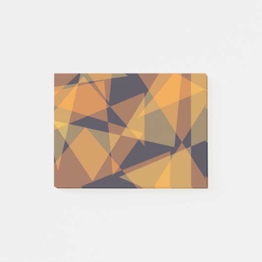 Geometrische, koele, trendy, moderne, eenvoudige d post-it® notes (Voorkant)
