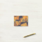 Geometrische, koele, trendy, moderne, eenvoudige d post-it® notes (Op bureau)