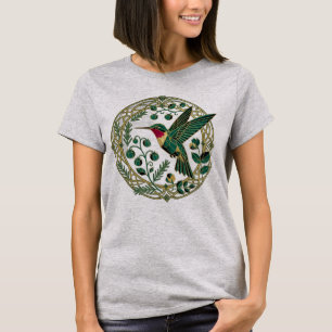 Geometrische Kolibrie Filigraan Keukentuin T-shirt