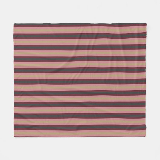 Geometrische koninklijke cirkel kleurrijke vertica fleece deken (Voorkant (Horizontaal))