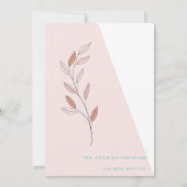 Geometrische koraal Nieuwe opmerkelijke EPIC-begro Kaart (Achterkant)