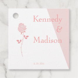 Geometrische koraalbegroting opmerkelijk bedankjes labels