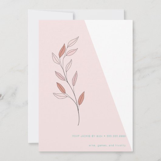 Geometrische koraalbegroting opmerkelijk kaart (Achterkant)