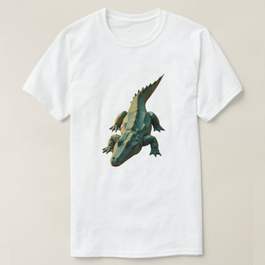 geometrische krokodil t-shirt (Design voorkant)