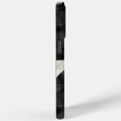 Geometrische krommen en texturen, moderne Sophisti Case-Mate iPhone Case (Achterkant / Rechts)