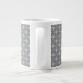 Geometrische kruis hanger grote koffiekop (Achterkant)