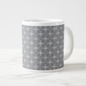 Geometrische kruis hanger grote koffiekop (Voorkant rechts)