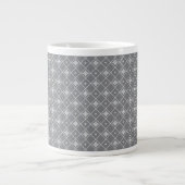 Geometrische kruis hanger grote koffiekop (Voorkant)