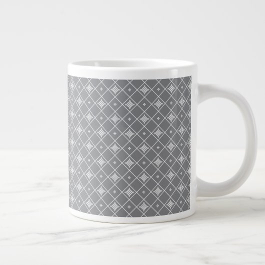 Geometrische kruis hanger grote koffiekop (Rechts)