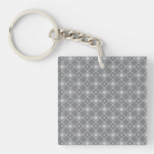 Geometrische kruis hanger sleutelhanger
