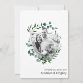 Geometrische kubus High Tech Wedding Gift Hartelij Bedankkaart (Achterkant)