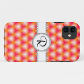 Geometrische kubussen met monogram Case-Mate iPhone case (Achterkant (horizontaal))