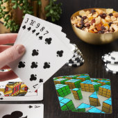 Geometrische kubussen Spelspellen Pokerkaarten (Insitu)