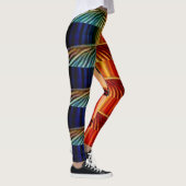 geometrische kunst abstract naadloos leggings (Rechts)