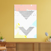 Geometrische kunst afdrukken (Insitu (Woonkamer))