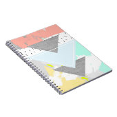 Geometrische kunst afdrukken notitieboek (Rechterzijde)
