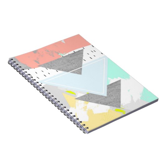 Geometrische kunst afdrukken notitieboek (Rechterzijde)