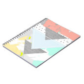 Geometrische kunst afdrukken notitieboek (Linkerzijde)