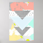 Geometrische kunst afdrukken poster (Voorkant)