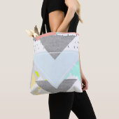 Geometrische kunst afdrukken tote bag (Dichtbij)