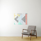 Geometrische kunst afdrukken wandkleed (In Situ (horizontaal))