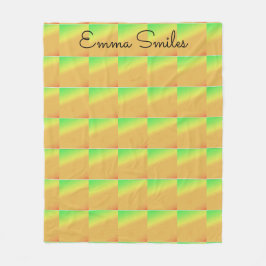 Geometrische kunst, Afrikaanse tropische zonsonder Fleece Deken