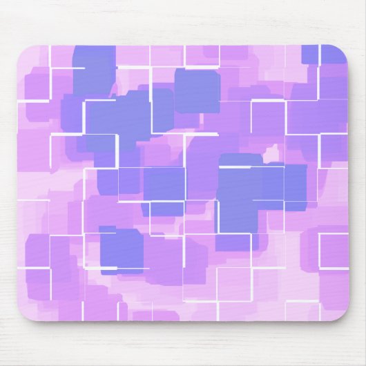 Geometrische kunst "Blauwe Berry" Muismat (Voorkant)