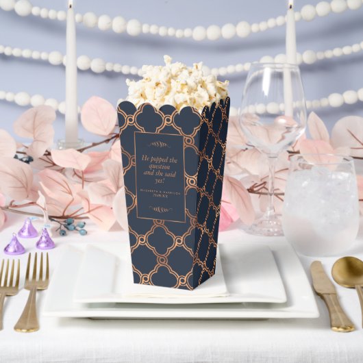 Geometrische Kunst Deco Gatsby Wedding Bedankdoosjes (Huwelijk)