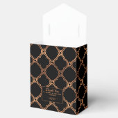 Geometrische Kunst Deco Gatsby Wedding Bedankdoosjes (Geopend)