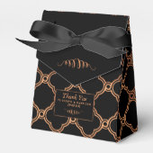  Geometrische Kunst Deco Gatsby Wedding Bedankdoosjes (Voorkant Zijde)